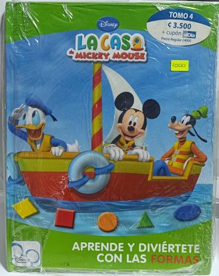 NELA-u, La Casa de Mickey Mouse Aprende Y Diviertete Con Las Formas  Tapa Dura