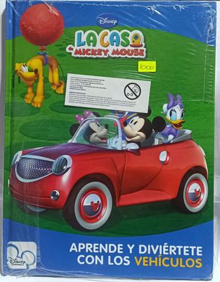 NELA-u, La Casa de Mickey Mouse Aprende y Diviertete con los Vehiculos Tapa Dura