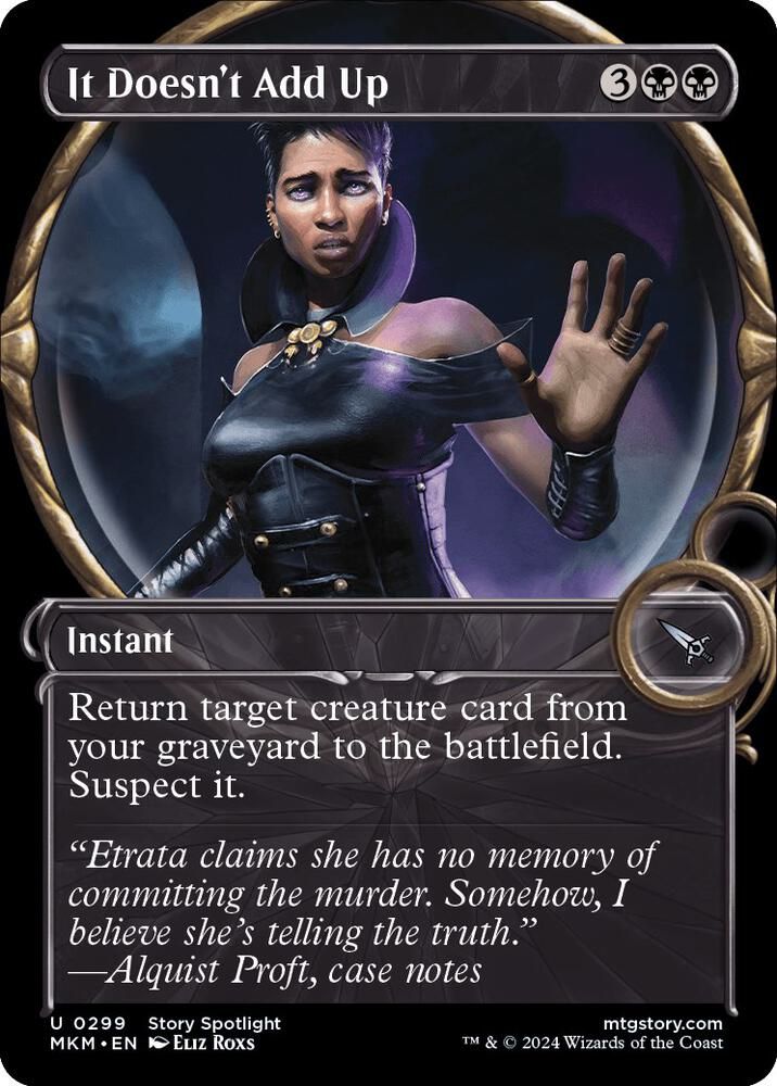 It Doesn&#39;t Add Up (Showcase) - Murders at Karlov Manor (MKM) Murders at Karlov Manor