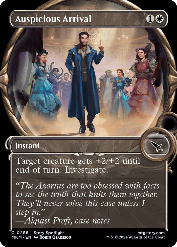 Auspicious Arrival (Showcase) - Murders at Karlov Manor (MKM) Murders at Karlov Manor