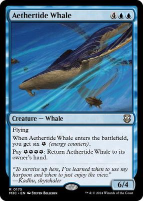 Aethertide Whale - Commander: Modern Horizons 3 (M3C) Commander: Modern Horizons 3