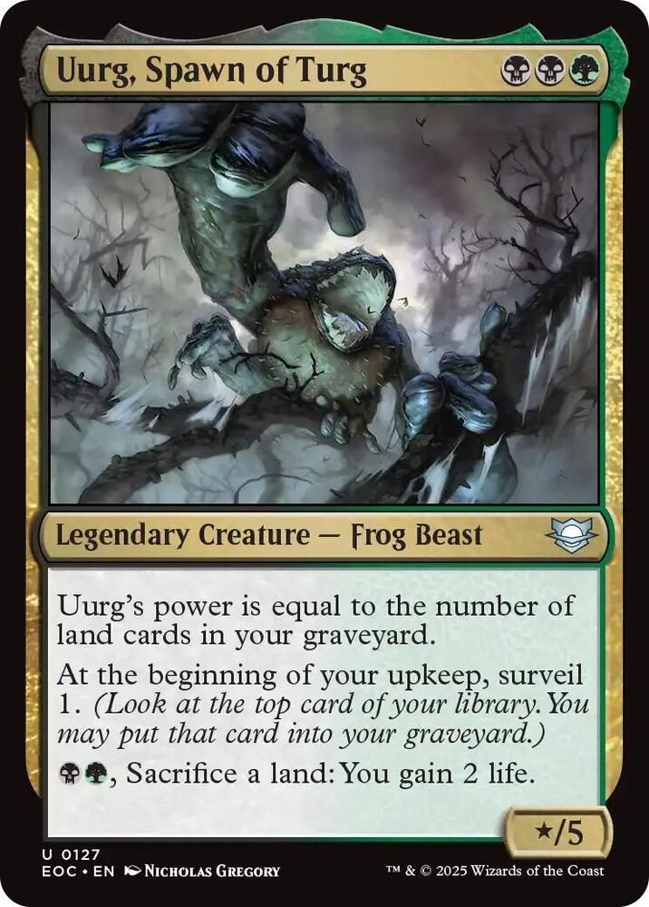 Uurg, Spawn of Turg - Commander: Edge of Eternities (EOC) Commander: Edge of Eternities