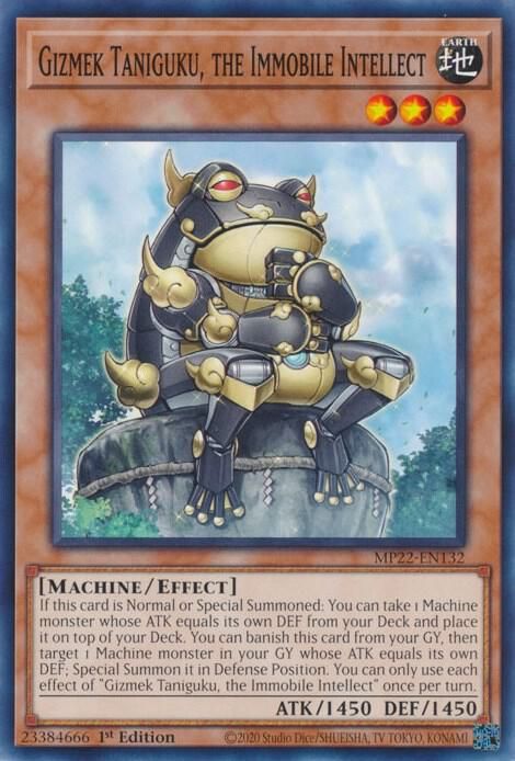 Gizmek Taniguku, the Immobile Intellect - 2022 Tin of the Pharaoh&#39;s Gods (MP22) 2022 Tin of the Pharaoh&#39;s Gods