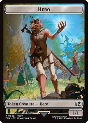 Hero (0002) // Hero (0007) Double-Sided Token - FINAL FANTASY (FIN) FINAL FANTASY