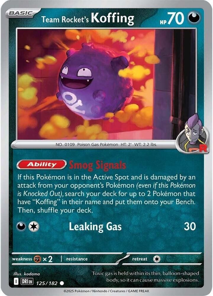 Team Rocket&#39;s Koffing - SV10: Destined Rivals (DRI) SV10: Destined Rivals