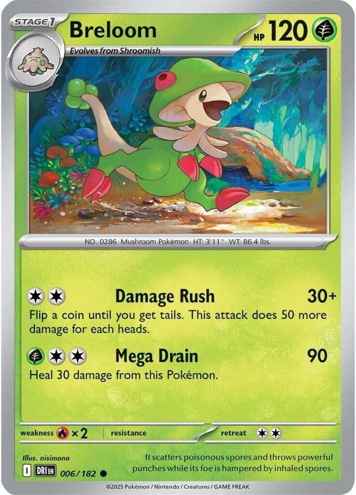 Breloom - SV10: Destined Rivals (DRI) SV10: Destined Rivals