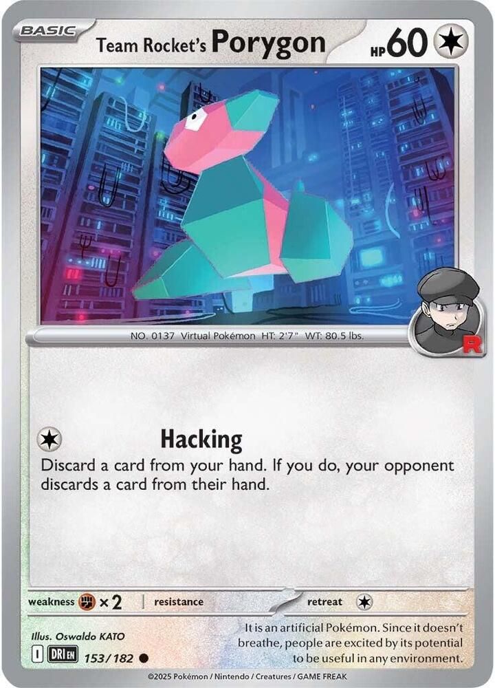 Team Rocket&#39;s Porygon - SV10: Destined Rivals (DRI) SV10: Destined Rivals