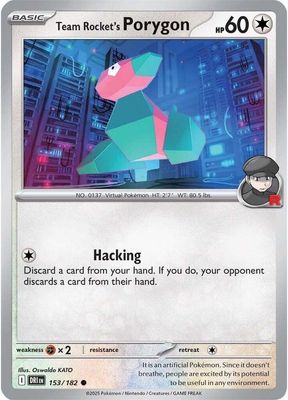 Team Rocket&#39;s Porygon - SV10: Destined Rivals (DRI) SV10: Destined Rivals