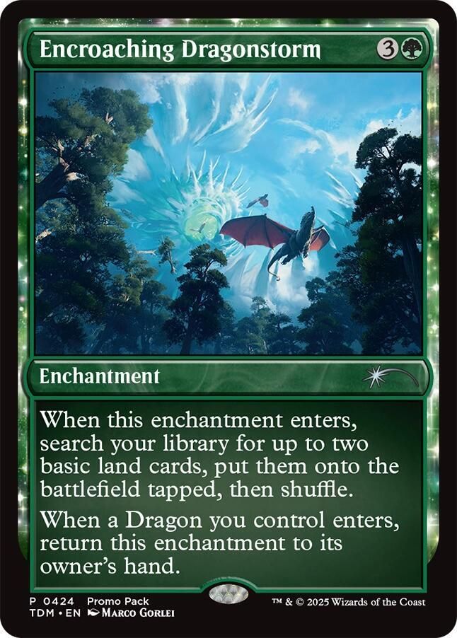 Encroaching Dragonstorm - Promo Pack: Tarkir: Dragonstorm (PPTDM) Promo Pack: Tarkir: Dragonstorm
