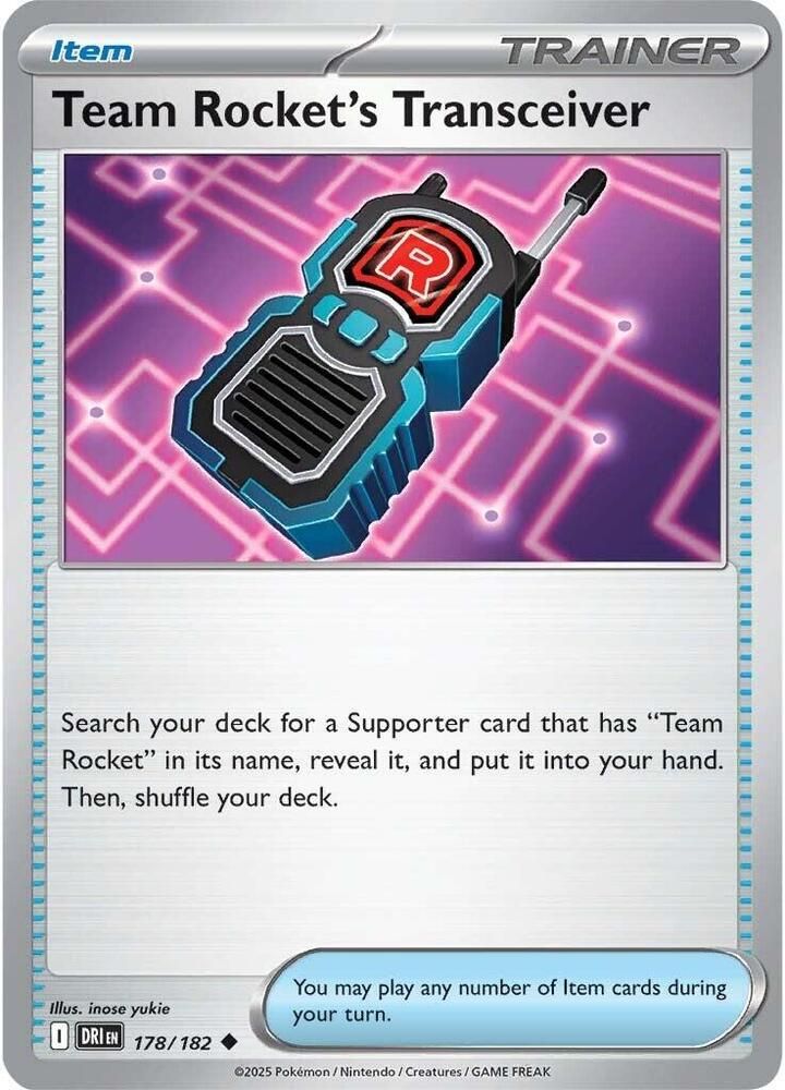 Team Rocket&#39;s Transceiver - SV10: Destined Rivals (DRI) SV10: Destined Rivals