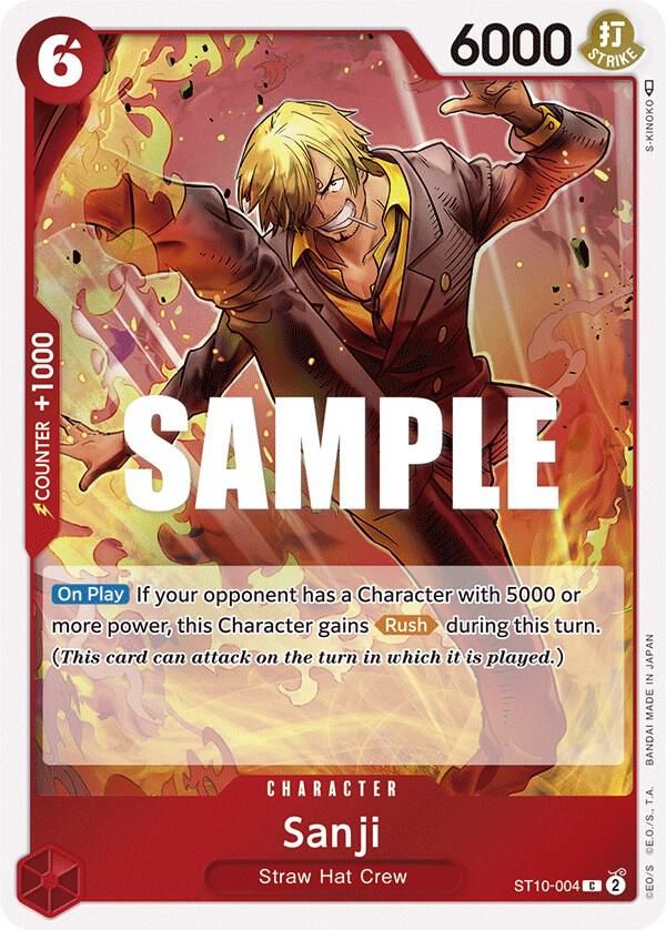 Sanji - Ultra Deck: The Three Captains (ST-10) Ultra Deck: The Three Captains