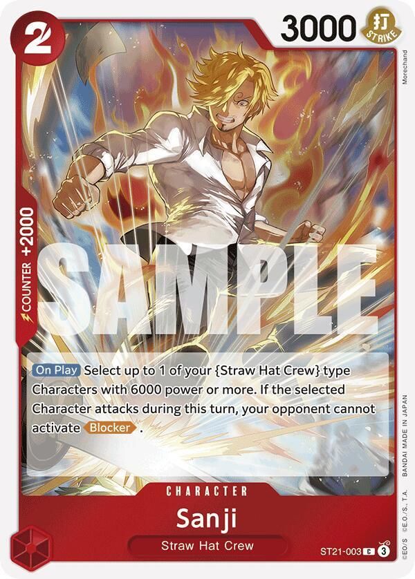 Sanji - Starter Deck EX: Gear 5 (ST21) Starter Deck EX: Gear 5