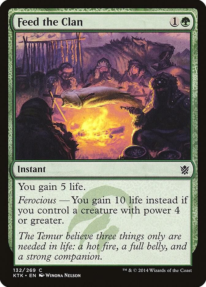 Feed the Clan - Khans of Tarkir (KTK) Khans of Tarkir