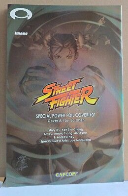 BA39 Street Fighter Comic Issue 01 Special Power Foil Cover