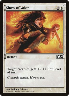 Show of Valor - Magic 2014 (M14) (M14) Magic 2014 (M14)