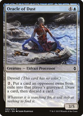 Oracle of Dust - Battle for Zendikar (BFZ) Battle for Zendikar