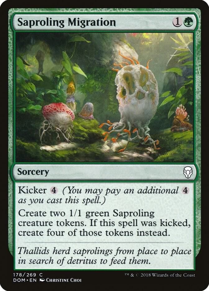 Saproling Migration - Dominaria (DOM) Dominaria