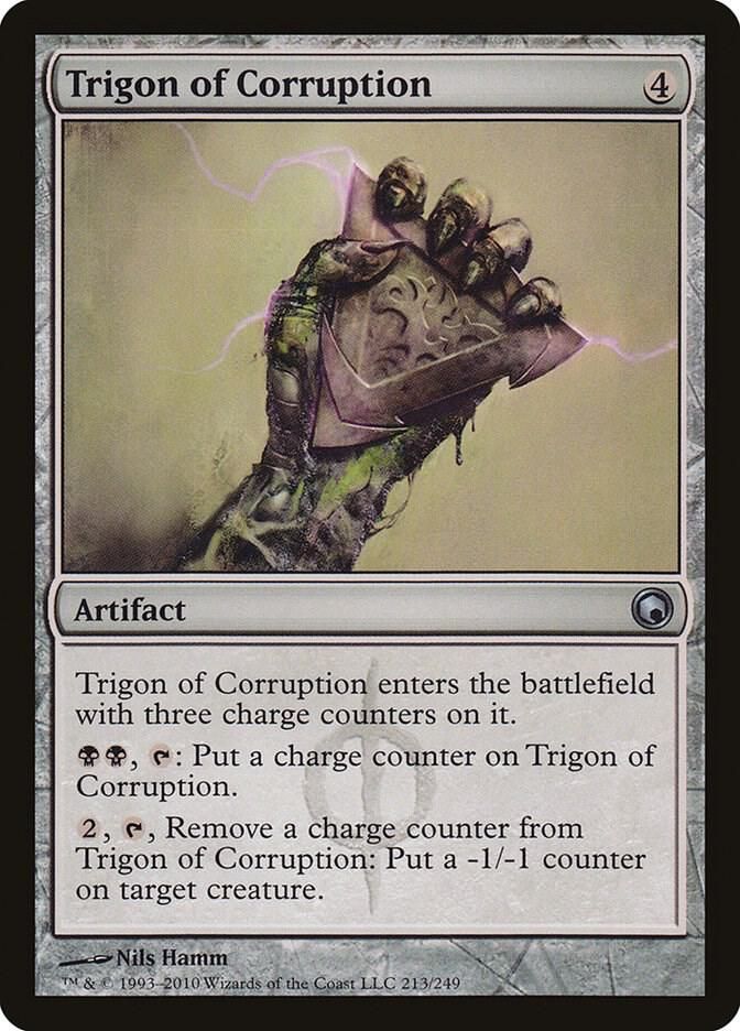 Trigon of Corruption - Scars of Mirrodin (SOM) Scars of Mirrodin