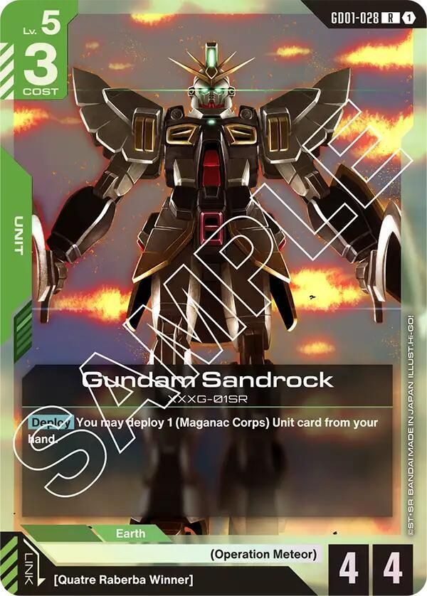 Gundam Sandrock - Newtype Rising (GD01) Newtype Rising