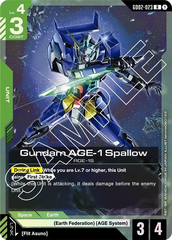 Gundam AGE-1 Spallow - Dual Impact (GD02) Dual Impact