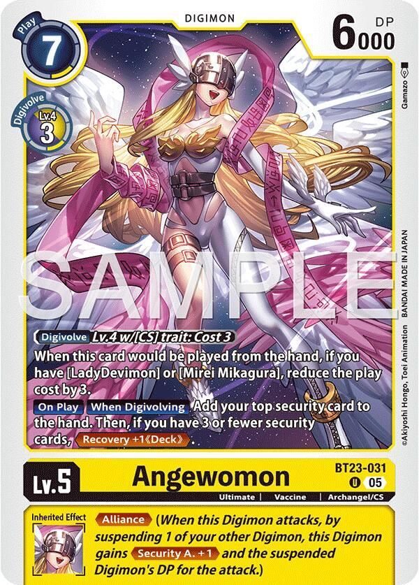 Angewomon - Hackers&#39; Slumber (BT-23) Hackers&#39; Slumber