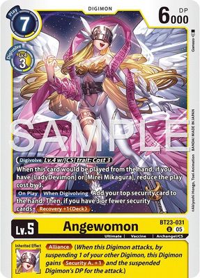 Angewomon - Hackers&#39; Slumber (BT-23) Hackers&#39; Slumber