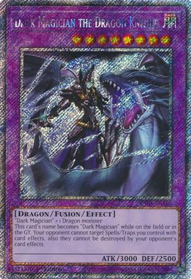 SJ Dark Magician the Dragon Knight (Platinum Secret Rare) - Quarter Century Bonanza Quarter Century Bonanza