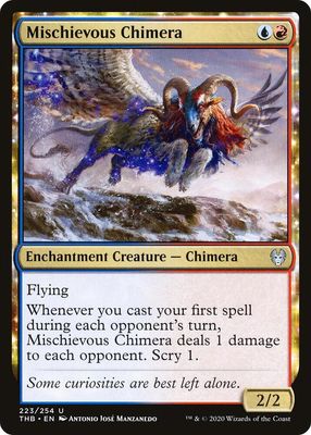 Mischievous Chimera - Theros Beyond Death (THB) Theros Beyond Death