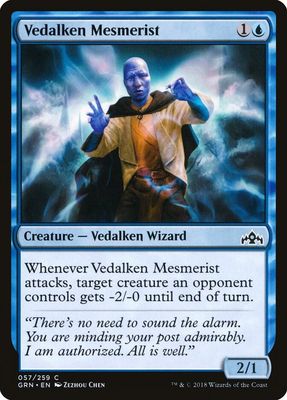 Vedalken Mesmerist - Guilds of Ravnica (GRN) Guilds of Ravnica