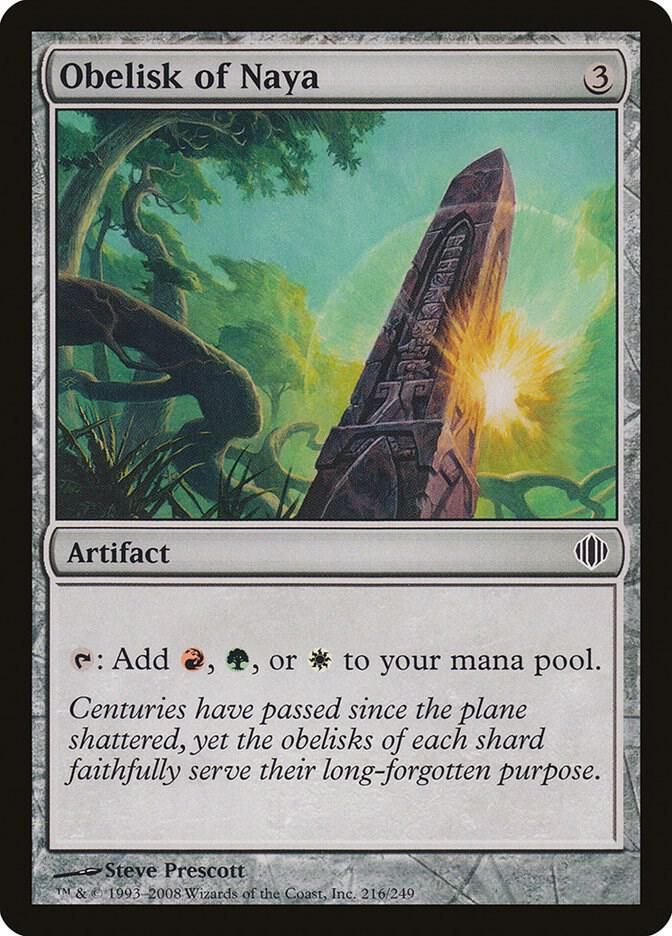 Obelisk of Naya - Shards of Alara (ALA) Shards of Alara