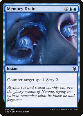 Memory Drain - Theros Beyond Death (THB) Theros Beyond Death