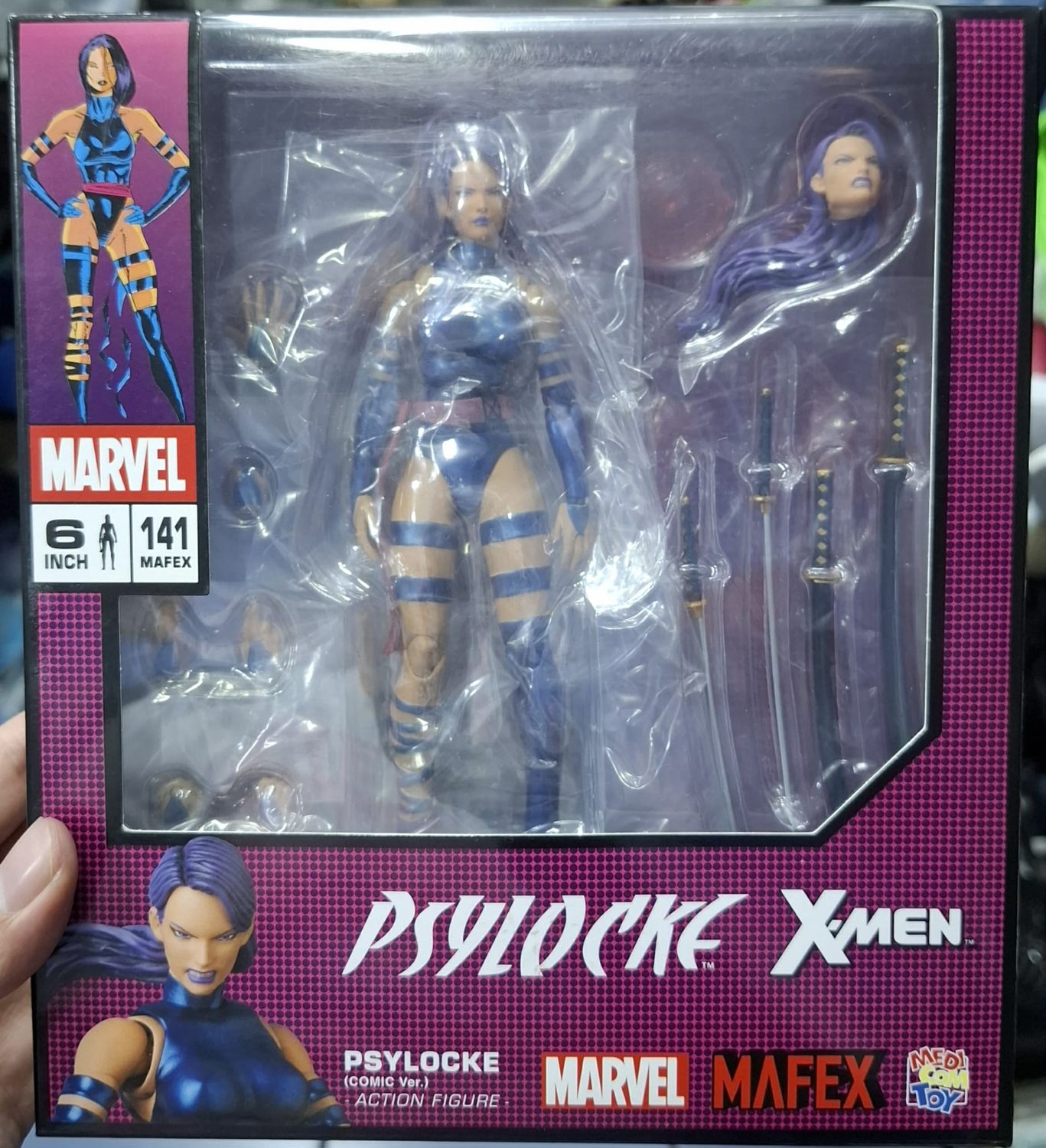 SJ Psylocke Figura Mafex X Men Figura