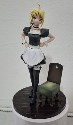 SJ Saber Figura Fate Stay Night Figura Anime Maid