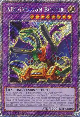 ABC-Dragon Buster (Platinum Secret Rare) - Quarter Century Stampede Quarter Century Stampede