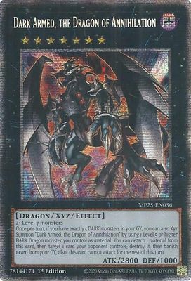 GA Dark Armed, the Dragon of Annihilation - 2025 Mega-Pack (MP25) 2025 Mega-Pack Secret Rare