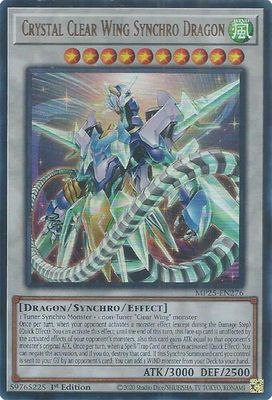 GA Crystal Clear Wing Synchro Dragon - 2025 Mega-Pack (MP25) 2025 Mega-Pack Ultra Rare