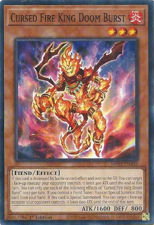 GA Cursed Fire King Doom Burst - 2025 Mega-Pack (MP25) 2025 Mega-Pack