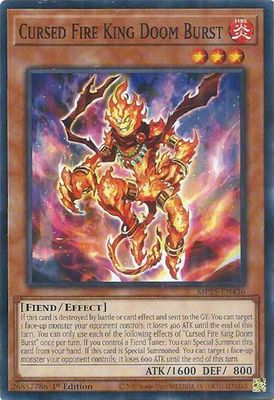 GA Cursed Fire King Doom Burst - 2025 Mega-Pack (MP25) 2025 Mega-Pack