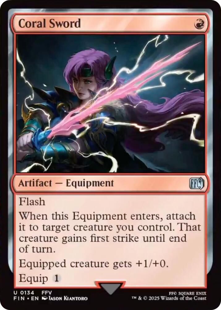 GA Coral Sword - FINAL FANTASY (FIN) FINAL FANTASY