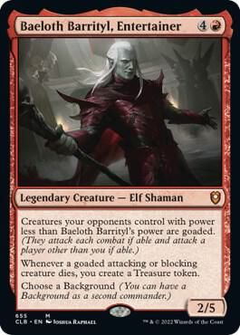 SJ Baeloth Barrityl, Entertainer - Commander Legends: Battle for Baldur&#39;s Gate (CLB) Commander Legends: Battle for Baldur&#39;s Gate