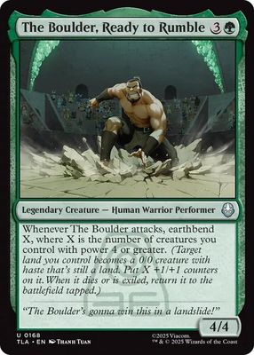 GA The Boulder, Ready to Rumble - Avatar: The Last Airbender (TLA) Avatar: The Last Airbender