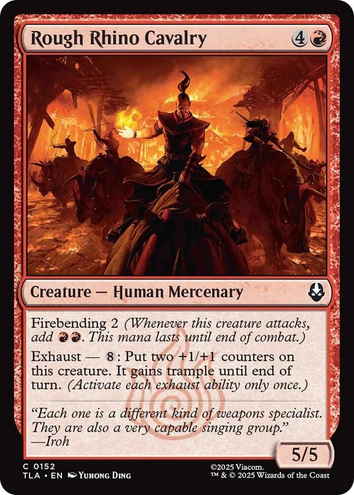 Rough Rhino Cavalry - Avatar: The Last Airbender (TLA) Avatar: The Last Airbender
