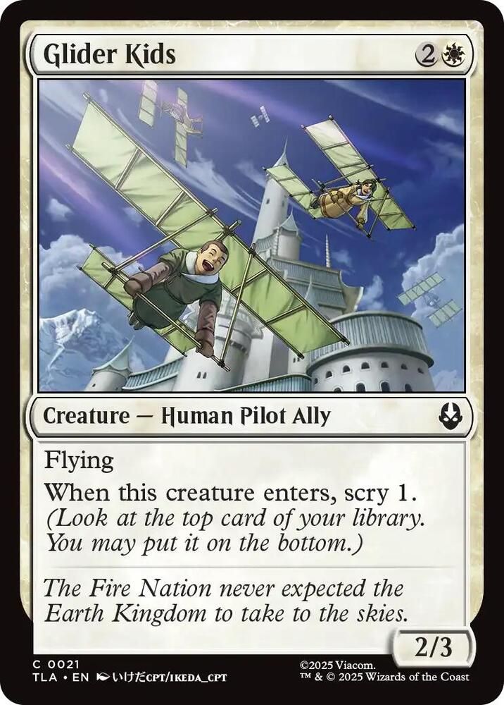 Glider Kids - Avatar: The Last Airbender (TLA) Avatar: The Last Airbender