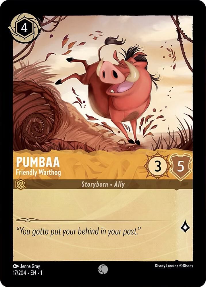 Pumbaa - Friendly Warthog - The First Chapter (1) The First Chapter