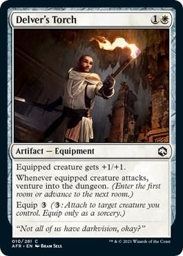 SJ Delver's Torch - Adventures in the Forgotten Realms (AFR) Adventures in the Forgotten Realms