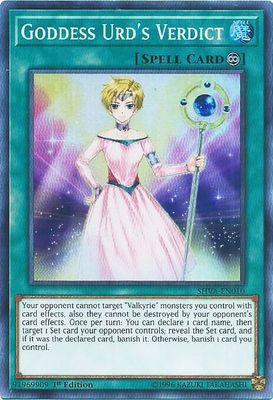 SJ Goddess Urd's Verdict - Shadows in Valhalla (SHVA) Shadows in Valhalla Super Rare