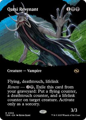 SJ Qarsi Revenant (Borderless) - Tarkir: Dragonstorm (TDM) Tarkir: Dragonstorm