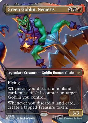 SJ Green Goblin, Nemesis (Borderless) - Marvel's Spider-Man: Eternal-Legal (SPE) Marvel's Spider-Man: Eternal-Legal Foil