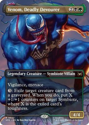 SJ Venom, Deadly Devourer (Borderless) - Marvel's Spider-Man: Eternal-Legal (SPE) Marvel's Spider-Man: Eternal-Legal Foil