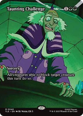 SJ Taunting Challenge (Borderless) - Avatar: The Last Airbender: Eternal-Legal (TLE) Avatar: The Last Airbender: Eternal-Legal Foil